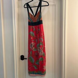 Anthropologie Maxi floral dress perfect for summer ☀️size 4